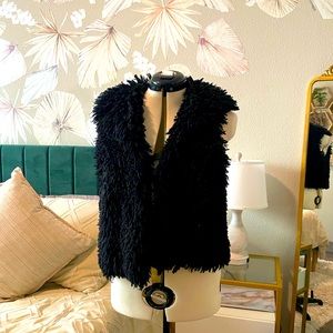 Amanda Charles Faux Sheep Hair Vest